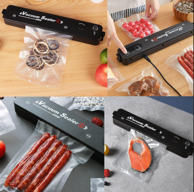 Máquina Selladora de Alimentos al Vacio (Viene con 10 bolsas de regalo)