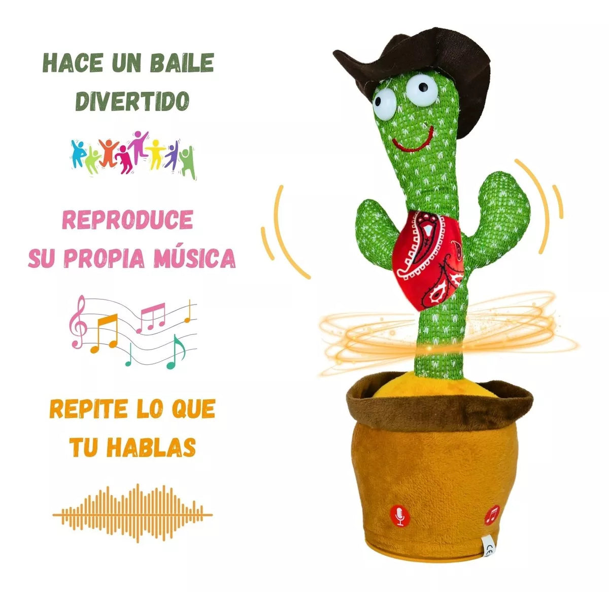 Cactus Bailarin que Imita la Voz
