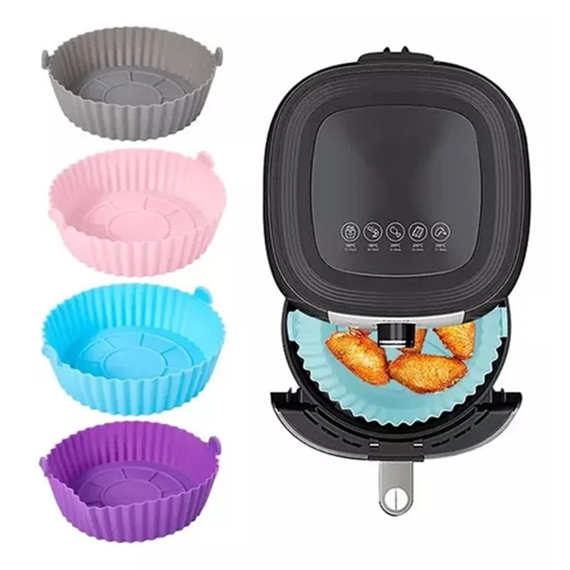 Kit De 6 Moldes De Silicona Para Airfryer